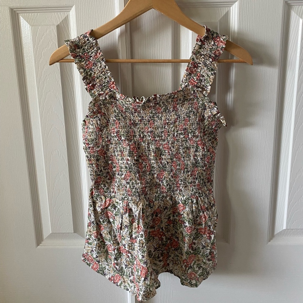 Floral tank top